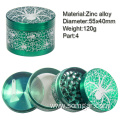 GZ010554SPOEM LOGO metal herb grinder smoke weed accessories